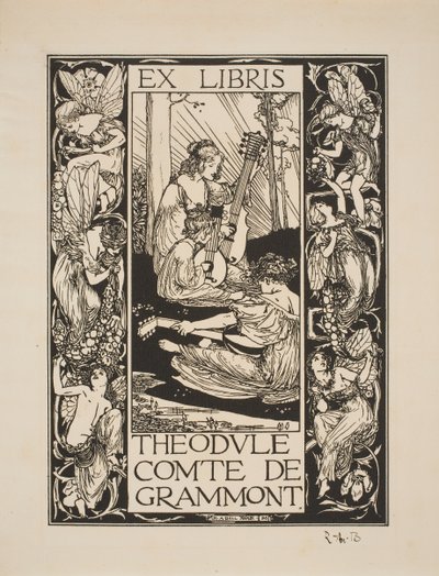 グラムモント伯セオドゥールの本 作： Robert Anning Bell